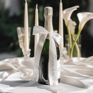 To Have and To Hold Single Inscription Wedding Satin Ribbon