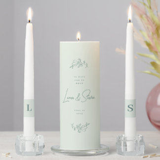 To Have and to Hold Wedding Unity Candle Set