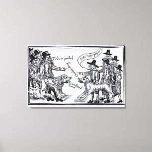 To Him Pudel, Bite Him Peper' Canvas Print