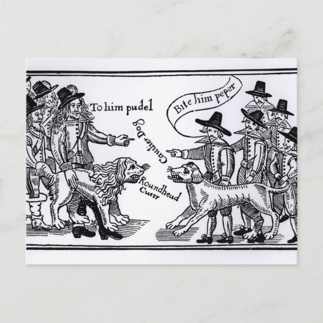 To Him Pudel, Bite Him Peper' Postcard (Front)