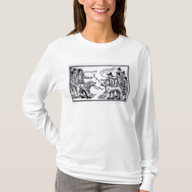 To Him Pudel, Bite Him Peper' T-Shirt (Front)