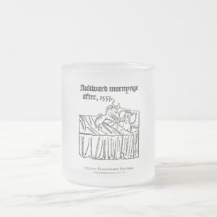 To his/her coy something frosted glass coffee mug