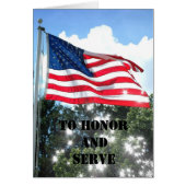To Honor and Serve (Front)