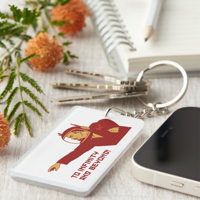 To infinity and bey keychain (Front Right)