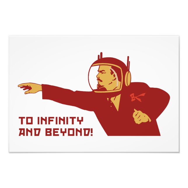 To infinity and bey photo print (Front)