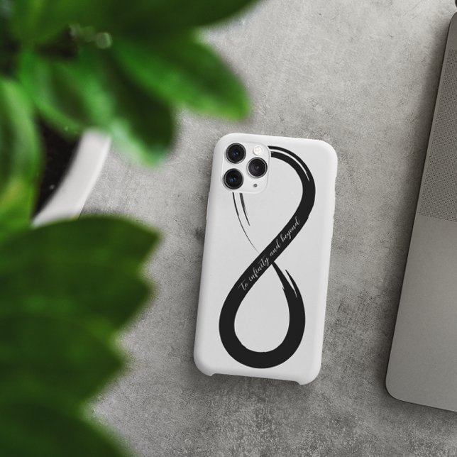 To Infinity And Beyond Brush Stroke Symbol Case-Mate iPhone Case (Creator Uploaded)