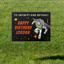 To Infinity and Beyond Buzz Lightyear Birthday Sign