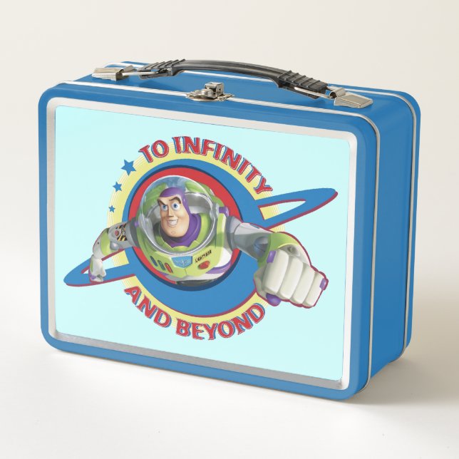 To Infinity and Beyond Logo Disney Metal Lunch Box (Front)