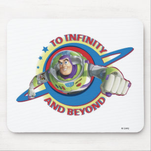 To Infinity and Beyond Logo Disney Mouse Pad