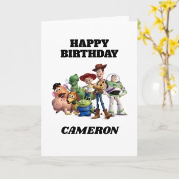 To Infinity And Beyond Toy Story Birthday Card by ToyStory at Zazzle