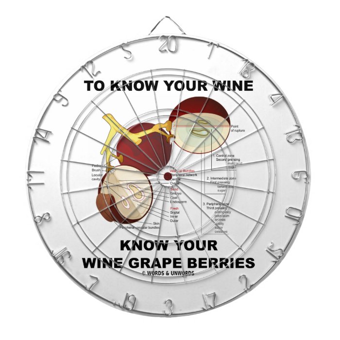 To Know Your Wine Know Your Wine Grape Berries Dartboards