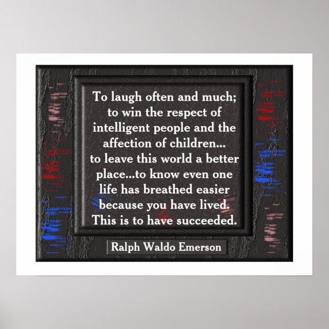 To laugh often  - poster (Front)