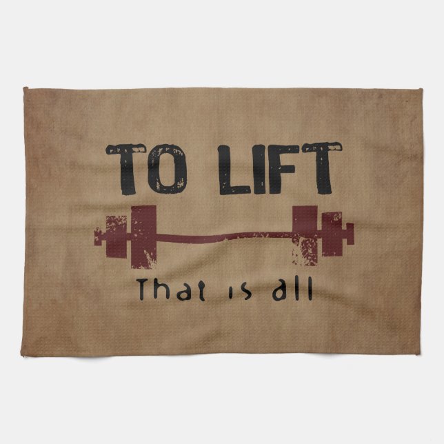 To Lift Bodybuilding Towel (Horizontal)