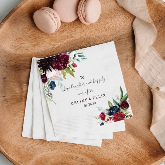 To Love, Laughter, and Happily Ever After Napkins (Creator Uploaded)