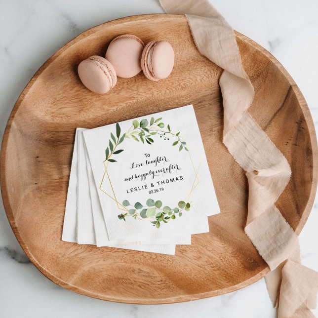 To Love, Laughter, and Happily Ever After Napkins (Creator Uploaded)