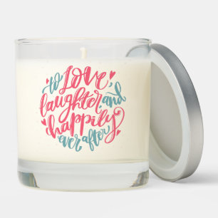 To Love, Laughter and Happily Ever After  Scented Candle