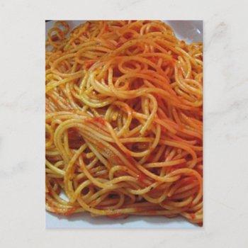 To Love Spaghetti Postcard by Lokisbooksnmore at Zazzle