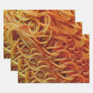 To Love Spaghetti Wrapping Paper Sheets