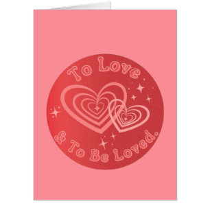 To Love & To Be Loved Manifest Aura Big Card