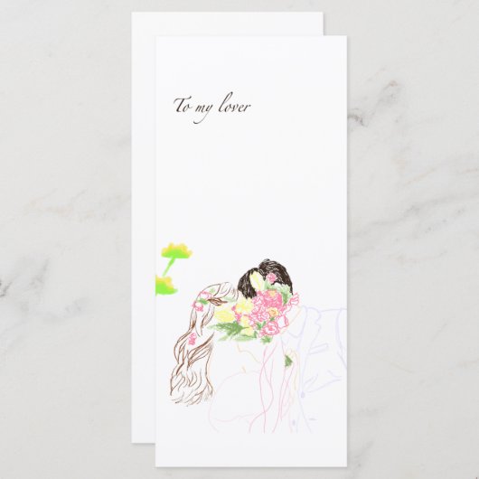 To Lover Letter paper (Front/Back)