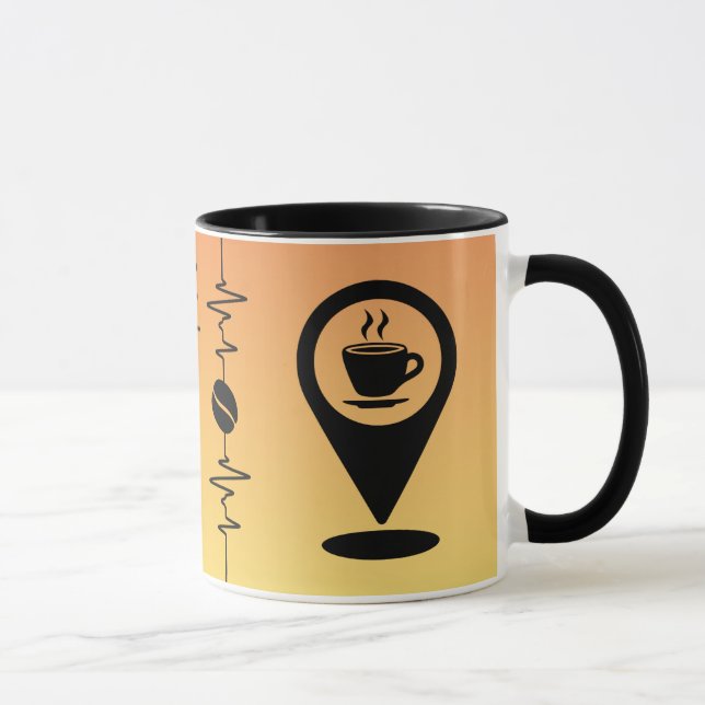 To Make Me Happy Mug - Funny Heartbeat Design  (Right)