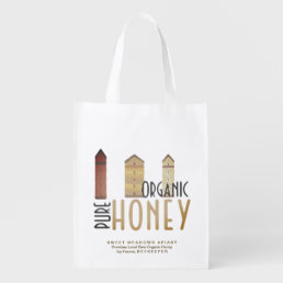 To Market, To Market, to Buy a Sweet Bee  Grocery Bag