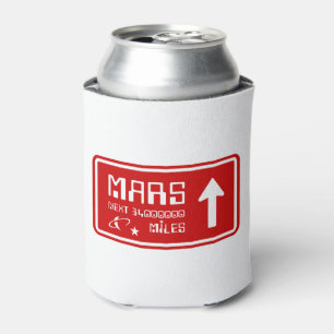 To Mars Highway Sign Can Cooler