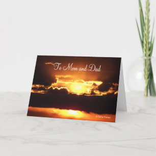 To Mom and Dad Anniversary Card