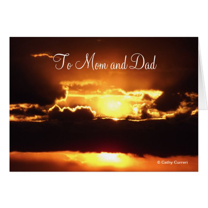 To Mom and Dad Anniversary Card