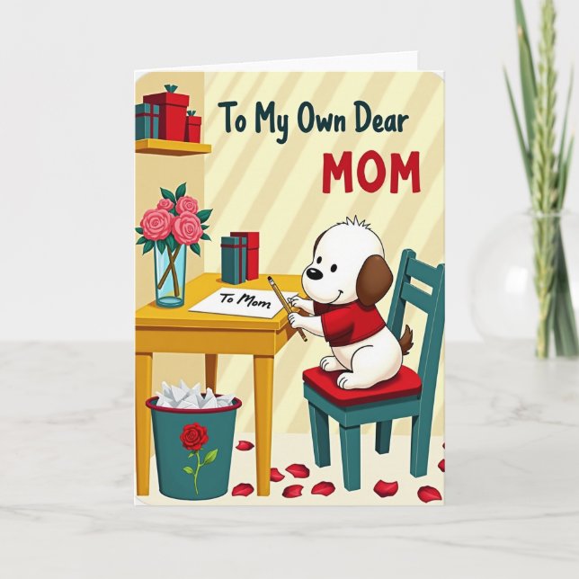 To Mom Animal Gift Card (Front)