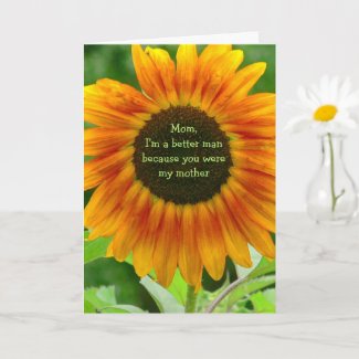 To Mom From Adult Son:  