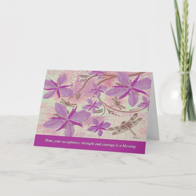 To Mom (Goodbye From Terminally ill Adult child) Card (Front)