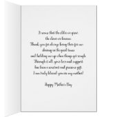 To Mom with love, Happy Mother's Day watercolor (Inside (Right))