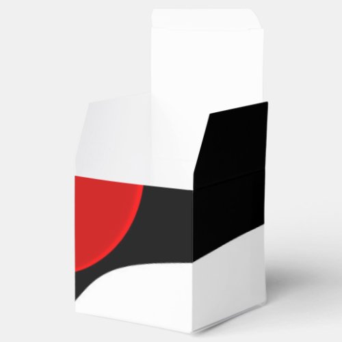 To Mr Redd Abstract Black White  Red Favor Boxes