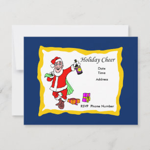 To Much Cheer Invitation Card