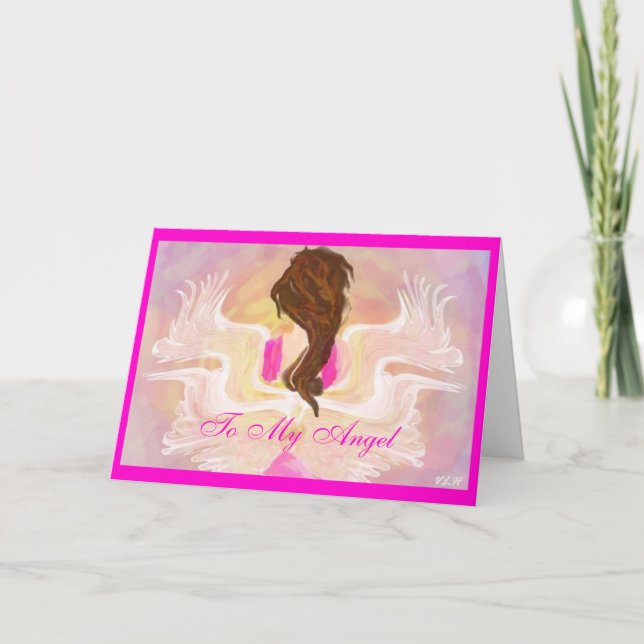 "To My Angel" Valentine's Day Card (Front)