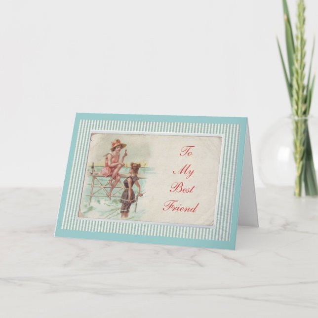 To My Best Friend Card (Front)