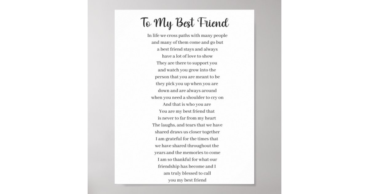 guy and girl best friend poems