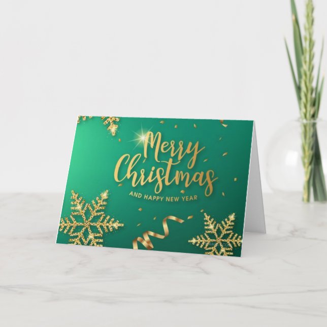 TO MY ***BOSS*** AT CHRISTMAS HOLIDAY CARD (Front)