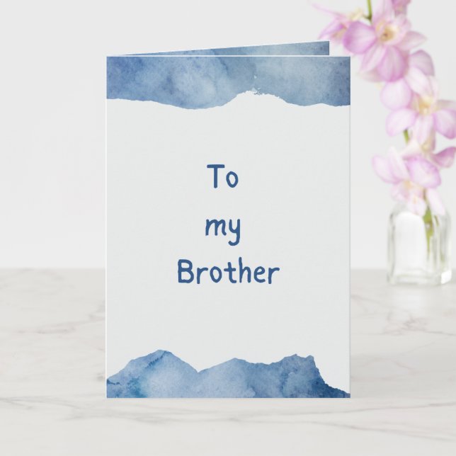 To My Brother Siblings Day Card (Orchid)