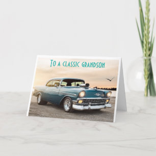 TO MY "CLASSIC GRANDSON" ENJOY YOUR BIRTHDAY CARD