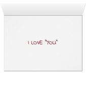 TO MY "CUPCAKE" FROM YOUR "STUD MUFFIN" I LOVE U! CARDS (Inside Horizontal (Bottom))