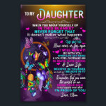 To My Daughter Butterflies Gift, Daughter Birthday Photo Print<br><div class="desc">To My Daughter Butterflies Gift,  Daughter Birthday Gift</div>