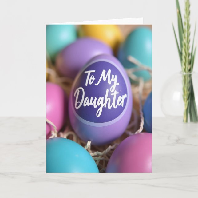 To My Daughter Gift Card (Front)