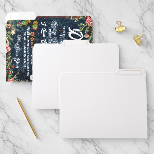 To My Daughter Gift, Christmas Letter To Daughter File Folder