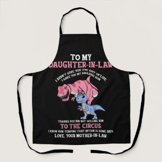 To My Daughter-in-law Apron