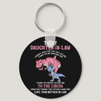 To My Daughter-in-law Keychain