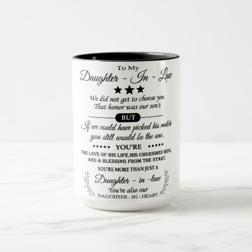 To My Daughter_In_law Mug 