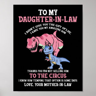 To My Daughter-in-law Poster