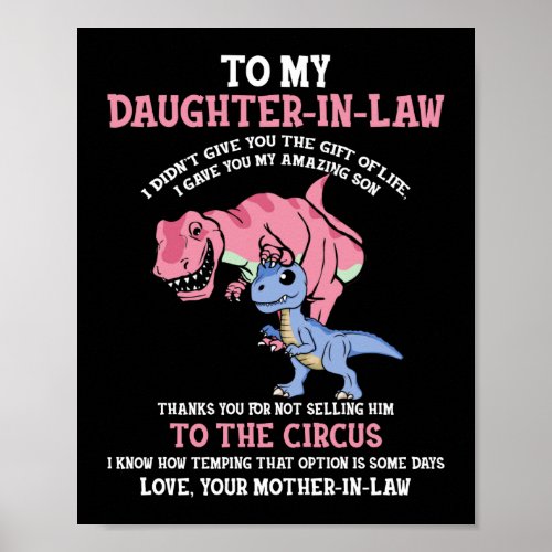 To My Daughter_in_law Poster